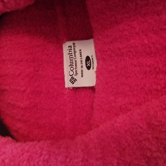 ๐ COLUMBIA HOT PINK COWL NECK SWEATER ๐ - Picture 3 of 3